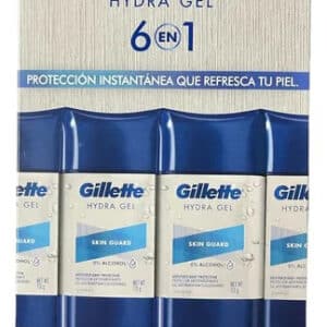 Gillete Gel Hydra 4 Pzas De 113g