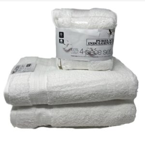 2 Toallas Para Manos y 2 Toallas Para Tocador